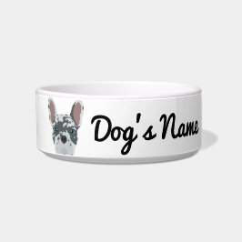 Blue Merle Fransk Bulldog Bowl