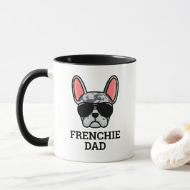 Blue Merle Fransk Bulldog Frenchie Hund Mugg Pappa