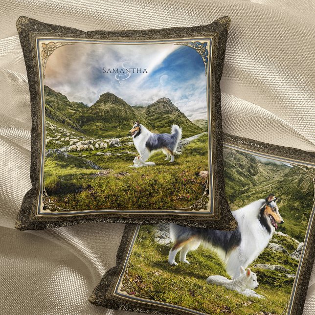 Blue Merle Rough Collie in Scottish Highlands - Th Kudde (Skapare uppladdad)