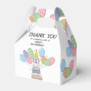 Blue Merle Sheepadoodle Birthday Tack Presentaskar