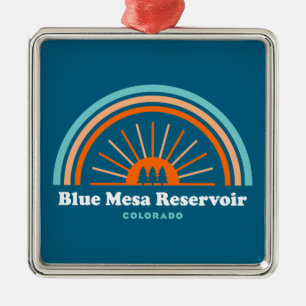 Blue Mesa Reservoir Colorado Rainbow Julgransprydnad Metall