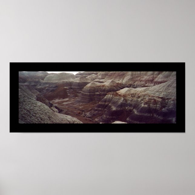 Blue Mesa Trail, Petrified Forest Poster (Framsidan)