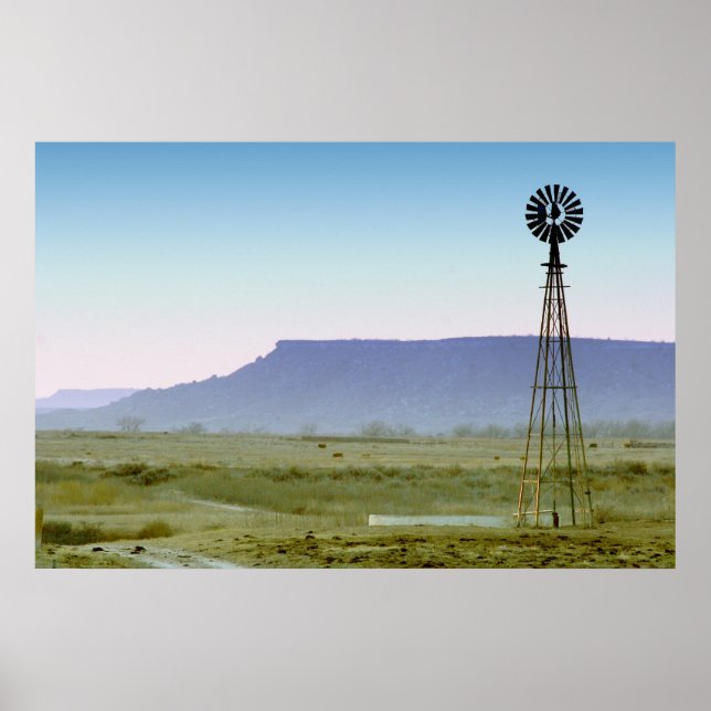 Blue Mesas Majesty Poster (Framsidan)