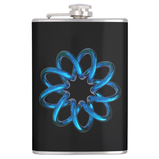 Blue Metallic Torus Knot Fickplunta (Framsidan)