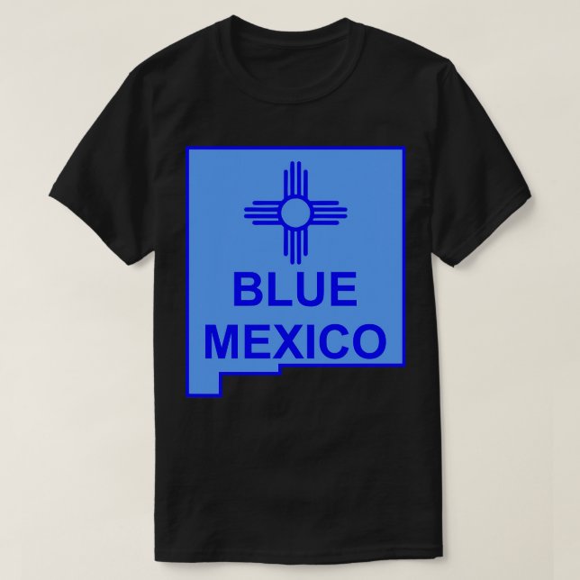 Blue Mexico T Shirt (Design framsida)