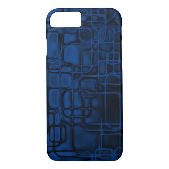 Blue Minos Labyrinth Case-Mate iPhone Skal (Baksida)