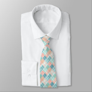 Blue, Mint, Peach & White Madras Play Slips