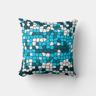 Blue Mirage Mosaic Kudde