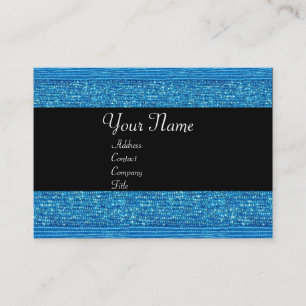 BLUE MODE PÄRLOR MONOGRAM VISITKORT