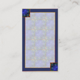 Blue Modern Abstrakt Visitkort