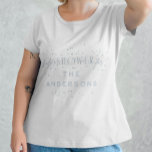 Blue Modern Rainbow and stars White Baby Shower T Shirt<br><div class="desc">Vi presenterar min fantastiska Rainbow Stars Baby Shower Collection, ett magiskt och spännande sätt att fira ditt lilla glädjeslag som snart kommer! Den här fina samlingen är designad för att skapa en viskös atmosfär fylld av glädje och och lämnar ett bestående intryck på alla dina gäster. 🌈 Min regnbåge Stars...</div>