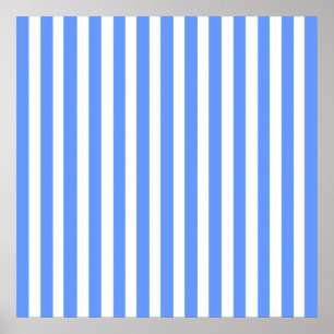 Blue Modern Rand Poster
