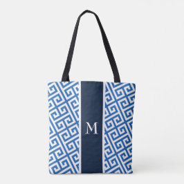 Blue Monogram Grekiska Nyckel  Tygkasse