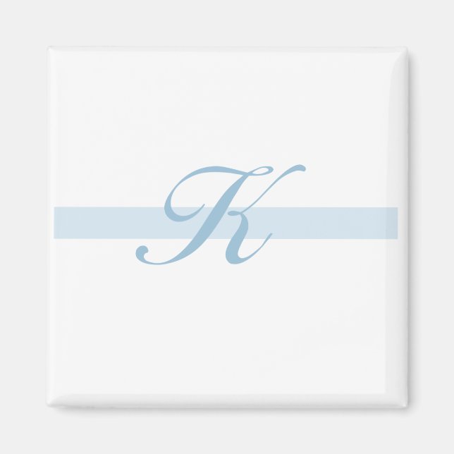 Blue Monogram K Magnet (Framsidan)