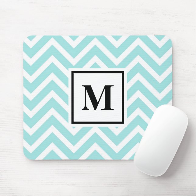 Blue Monogram Musmatta (Med mus)