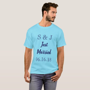 Blue Monogram Ny gifta T Shirt
