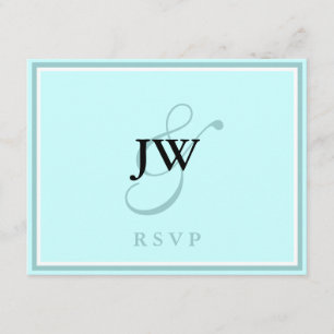 Blue Monogram OSA kort