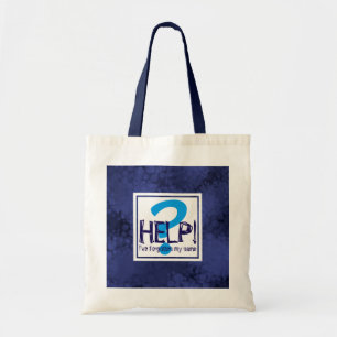Blue Monogram Parody Tygkasse