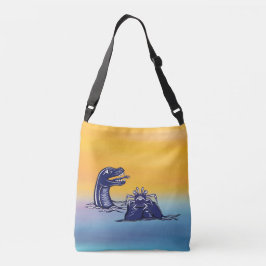 Blue Monster Crab T-Shirt Axelväska