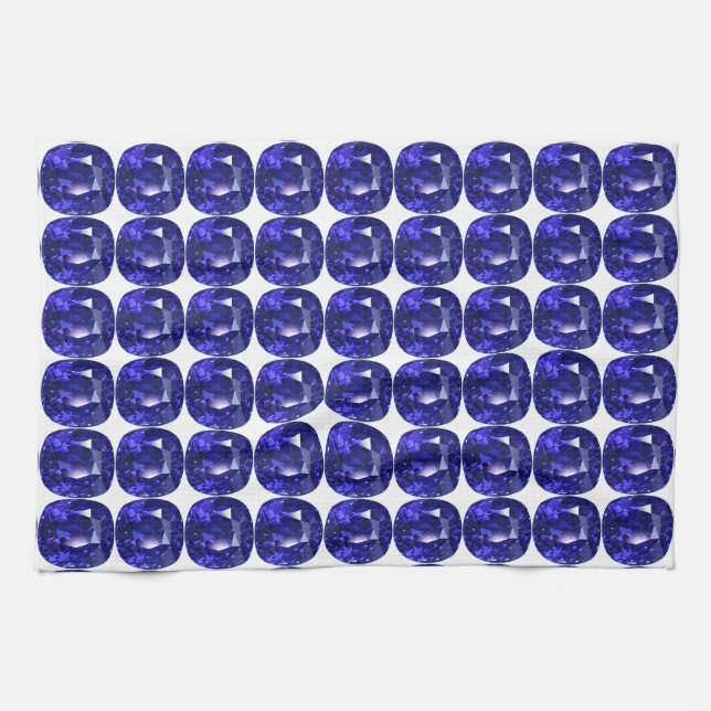Blue Mönster Kökshandduk (Horisontell)