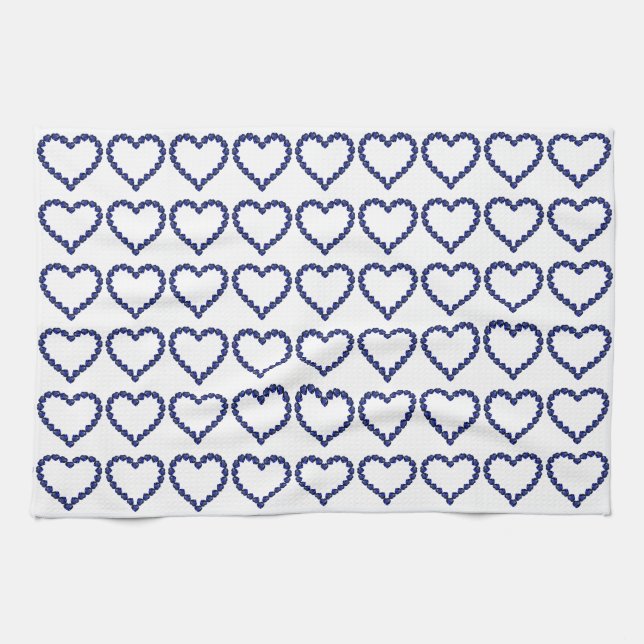 Blue Mönster Kökshandduk (Horisontell)