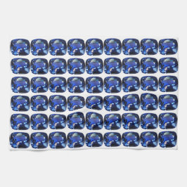 Blue Mönster Kökshandduk