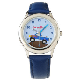 Blue Monster Lastbil Personlig Armbandsur