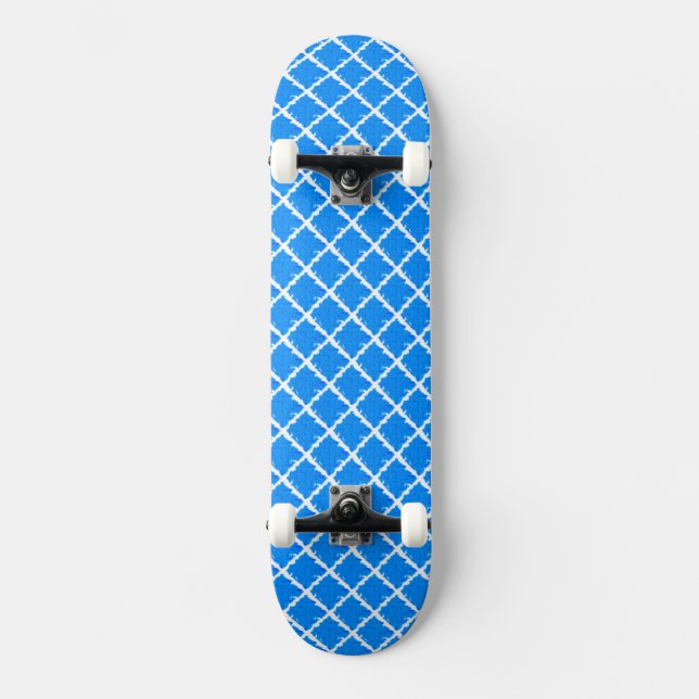 Blue Mönster Old School Skateboard Bräda 21,6 Cm (Framsida)