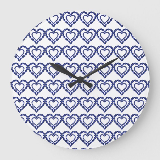 Blue Mönster Stor Klocka (Framsida)