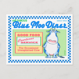 BLUE MOO MIDDAG by Boynton Vykort