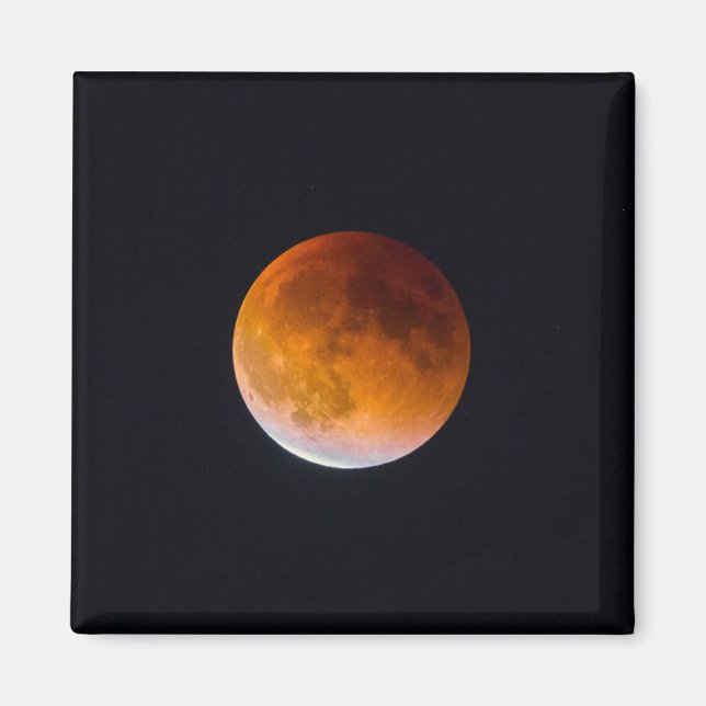 Blue Moon Lunar Eclipse | Washington State Magnet (Framsidan)
