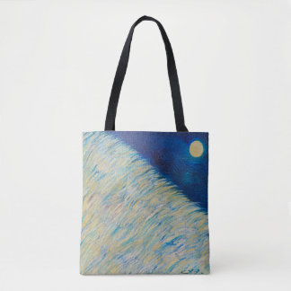 Blue Moon Tote, axelväska Tygkasse