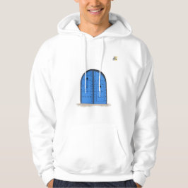 Blue Moroccan Door – Cozy Hoodie
