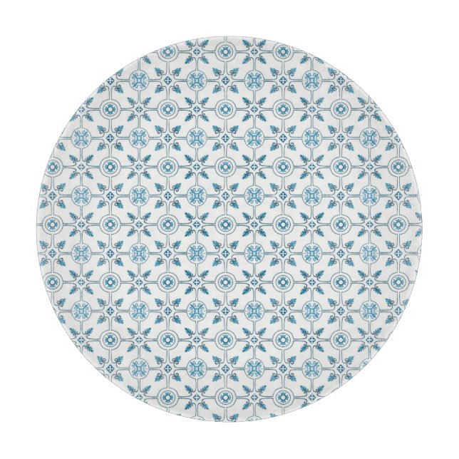 Blue Moroccan Tile Mönster (Framsidan)