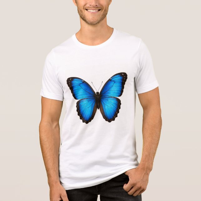 Blue Morpho Brilliance T Shirt (Framsida)