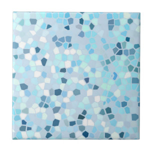 Blue Mosaic Kakelplatta