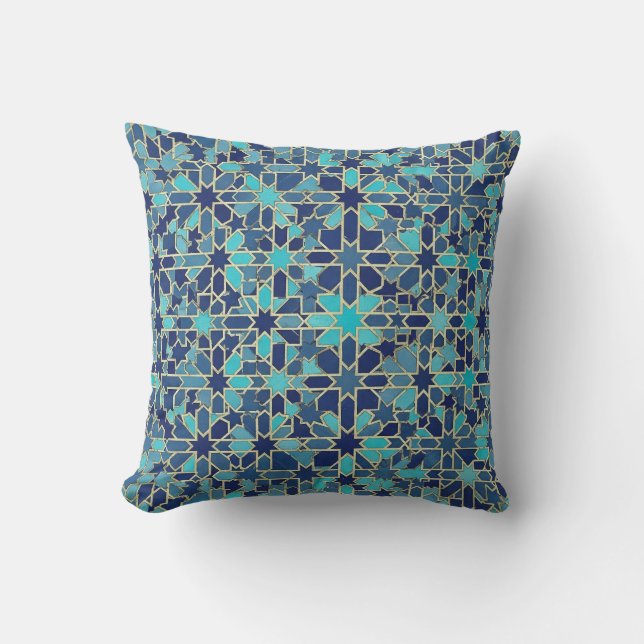 blue mosaic kudde (Framsida)