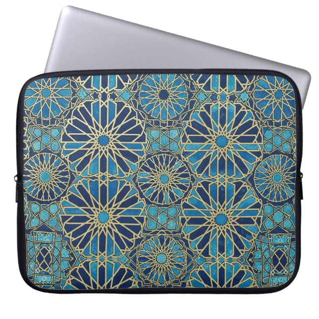 blue mosaic laptop fodral (Framsidan)
