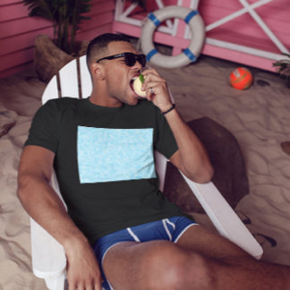 Blue Mosaic Pixelation T Shirt