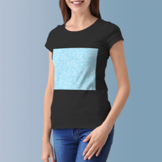 Blue Mosaic Pixelation T Shirt