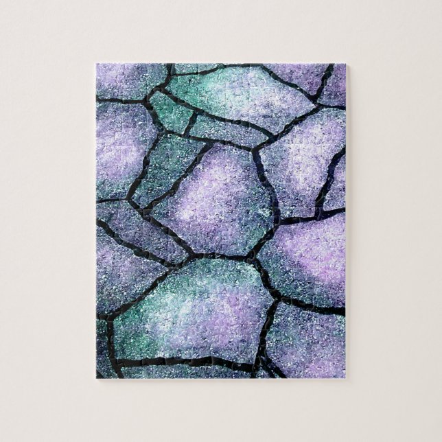 Blue Mosaic Pussel (Vertikal)