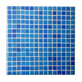 Blue Mosaic Tile Kakelplatta