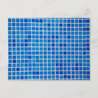 Blue Mosaic Tile Vykort