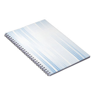 Blue Mosaic Tiles Anteckningsbok Med Spiral