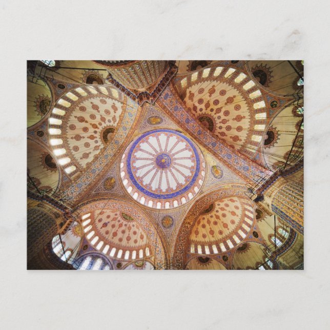 Blue Mosque Ceiling i Istanbul Vykort (Framsida)