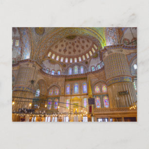 Blue Mosque i Istanbul Turkiet Vykort