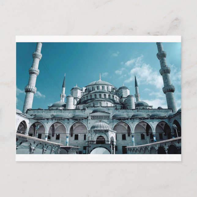 Blue Mosque i Istanbul Vykort (Framsida)
