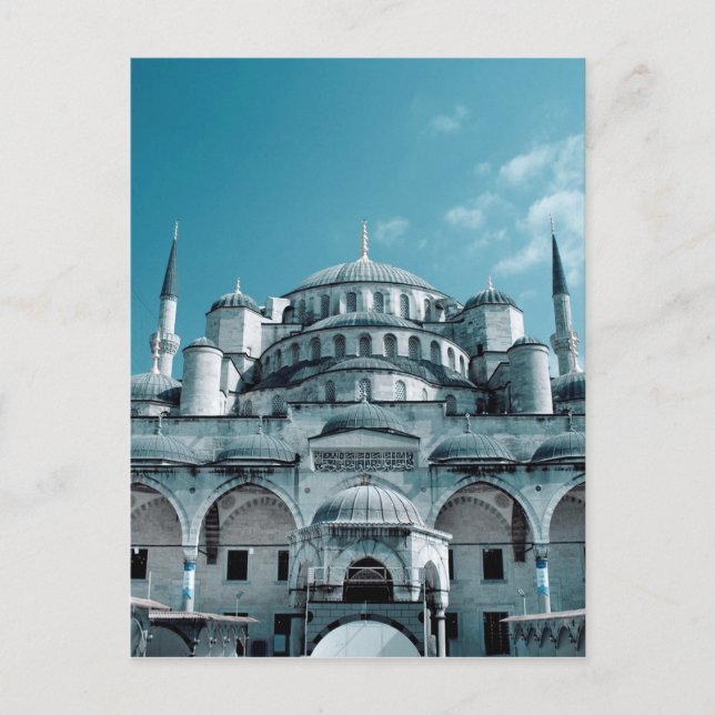 Blue Mosque i Istanbul Vykort (Framsida)
