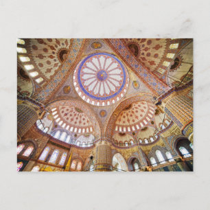 Blue Mosque Insida i Istanbul Vykort