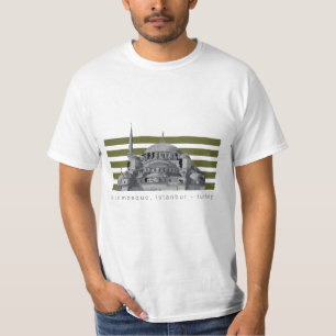 Blue Mosque Islamic Art T Shirt
